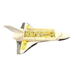 Vintage Corgi Juniors Space Shuttle Diecast Toy White NASA Style 1980